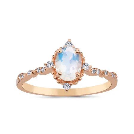 0.78 Karat Pırlanta Aytaşı Yüzük