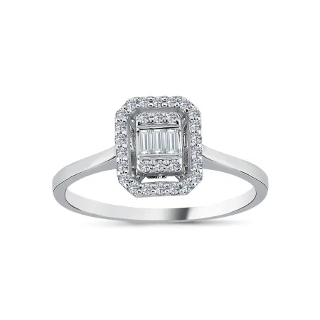 0.22 Karat Pırlanta Baget Yüzük