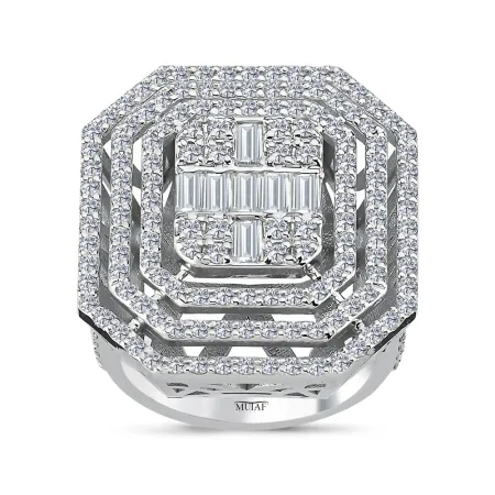 2.03 Karat Pırlanta Mega Baget Yüzük