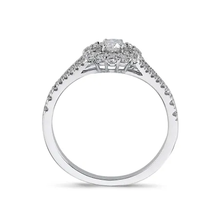 0.70 Karat Pırlanta Vintage Tektaş Yüzük