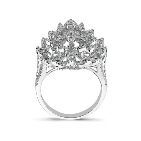 1.64 Karat Pırlanta Damla Tasarım Yüzük