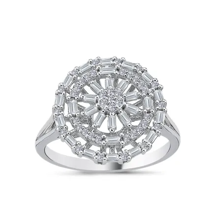 0.51 Karat Pırlanta Baget Yüzük